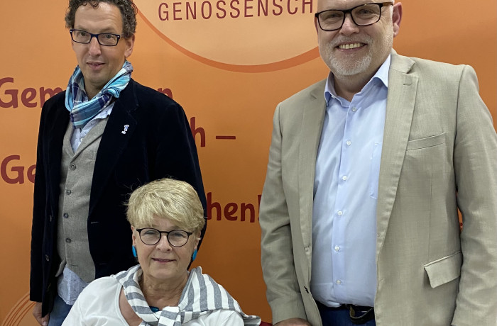 Neuer Aufsichtsrat 2021 - von links nach rechts Ralf Claessen, Ute vom Hofe, Jürgen Voß