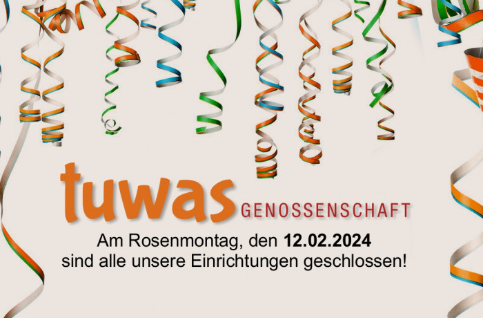 Bild zum Thema: Rosenmontag geschlossen