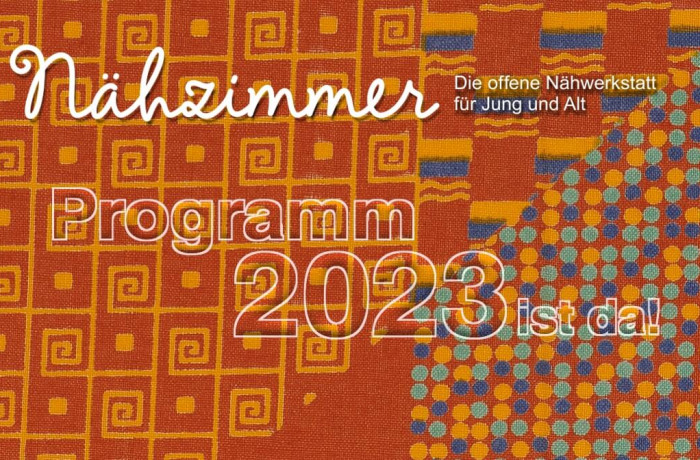 Bild zum Thema: Nähzimmer- Programm 2023 ist da!