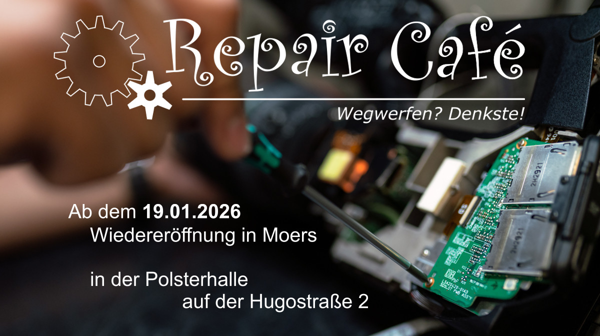 Bild zu: Wiedereröffnung Repair Café Moers